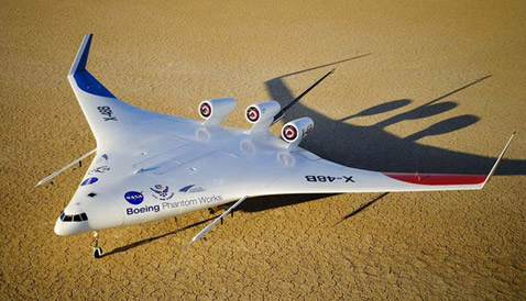 Оба экземпляра X-48B были построены по проекту Boeing британской компанией Cranfield Aerospace (фото Boeing).