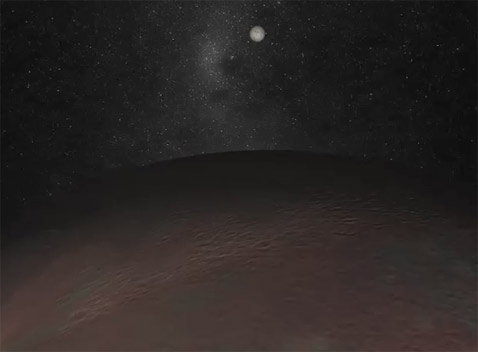 Главная, но не окончательная цель New Horizons - Плутон, и его три луны - Харон, Никс и Гидра (иллюстрация с сайта pluto.jhuapl.edu).