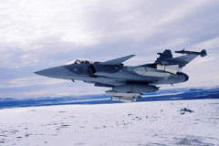 Шведский истребитель Gripen. Фото с сайта Defenseindustrydaily.com